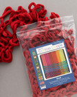 Friendly Loom   10    Pro-sized Red Potholder Weaving Loops   Craft 2 Cotton Potho