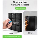 24 Pack 2  Acoustic Foam Panels 12x12  Mushroom Sound Absorbing Black