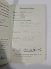 Vintage Expired Us Passport 1953 France Textile Worker