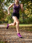Whitin Socks That Look Like Shoes Slipper Dance 9 Women 8 Men  Purple