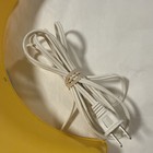 Ikea Plastic Yellow Moon Shape Blow Mold Wall Lamp Night Light Cord   Switch 12   