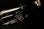 Conn 15i Concert Baritone  severe Bell Damage  Nickel Finish  Good Player 
