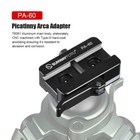 Pa-60 Picatinny  Rail Adapter Arca-swiss Mount  For  Hunting Tripod Head Clamp