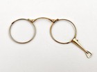 Vintage Antique 10k Yellow Gold Lorgnette Folding Eyeglasses Opera Glasses
