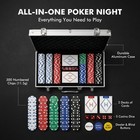 Heitok 300-piece 300 Chips With Number Value  300 With Value 