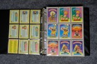 Vintage 1985-1986 Garbage Pail Kids Complete Series 1-6 Set In Binder Adam Bomb 