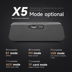 Loud Bluetooth Speaker Wireless Outdoor Stereo Bass Usb tf fm Radio 