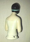 Porcelain Bisque Art Nouvea Deco German Flapper 1 2 Doll Pin Cushion Antique