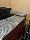 25 Dark Cherry Portable Sico Dance Floor Panels With Cart And Edges