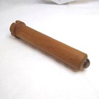 Maple Wood Kaleidoscope With Glass Ball  Rustic Farmhouse Antique Toy
