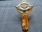 Commemorative 100th Anniversary Harley-davidson Silver   Brass Key  Uncut 