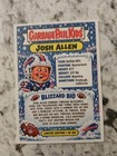  Garbage Pail Kids Custom Josh Allen Trading Card Bills