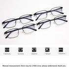 Men Reading Glasses Retro Fashion Metal Half Frame Tr90 Flexible Classic Eyewear