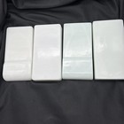 Four Vintage American Cabinet Company Milk Glass Dental Traysapothecary Medical