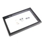 Zly Jewelry Rings Display Tray Velvet 100 Slot Case Box Jewelry Storage Box