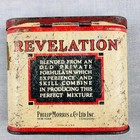Vintage Philip Morris Revelation Pipe Tobacco Tin Litho Smoking Mixture 1920-50s