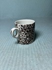 Vintage Calico Brown   White Floral Ironstone Mug Ec