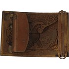 1852 Pattern Us Civil War Officers Eagle Sword Plate Vintage Belt Buckle