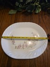 Corelle Wisteria Serving Platter Plate Swirled Fluted Scalloped 12 x10 