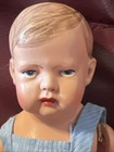 Antique Celluloid Doll 9    Eagle Stamp On Back- Vintage Baby