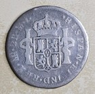 1780-l Mi Peru Silver 2 Reales Calico-595 Km 76 Lima Good Details Cleaned Spain