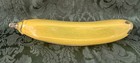 Vintage  Murano Like Art Hand Blown Glass Fruit Yellow Banana  Life Sized 