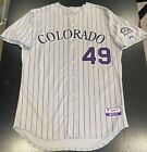 Authentic Adam Eaton 2009 Team Issued game Used Jersey Colorado Rockies Size 48