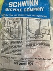 Vintage Nos Schwinn Reflectors In Original Package 2 Wheel 1 Front 1rear