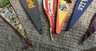 Lot Of 10 Vintage Felt Souvenir Pennants Disney Niagara Vermont Lancaster More