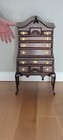 Vintage Salesman Sample Miniature Highboy Dresser 23 5  High Child Or Doll Size