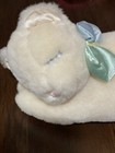 Vintage Eden Laying Sleepy 12  Plush Baby Bear Pastel Musical Wind Up Lullaby