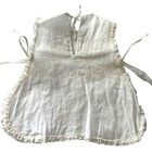 Vintage White Lace Cotton Baby Girl Dress 50s 60s Cottagecore Embroidered Floral