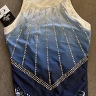 New As Ozone Chalk Warrior Leotard Rhinestones Afterglow