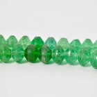 Bohemian Vaseline Green Trade Beads 34 Inch