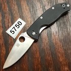 Spyderco Tenacious Liner Lock Folding Knife 4 5  Closed Black G10 8cr13mov