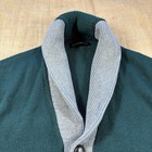 Banana Republic Green gray Shawl Collar Cardigan Sweater Fall 2015 Vendor Sample
