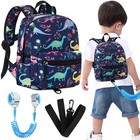 Toddler Backpack Leash With Anti-lost Wrist Link  Cute Mini Child Walking Harnes