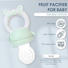 - Baby Fruit Feeder Pacifier - Bpa-free Silicone Baby Food Feeder For Self-feedi