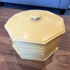 Vintage French Ivory Celluloid Vanity Dresser Set 5pc Art Deco Powder Hair Recvr
