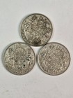 Lot Of 5 - 1950 To 1955 Canadian Silver Half Dollars