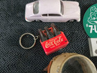 Vintage Junk Drawer Lot Of 21 Advertising Pieces 7-up Coke Hot Wheels Lures