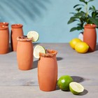 Okuna Outpost Cantaritos Clay Drinking Cups - 12 12 Count  pack Of 1   Brown 