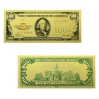 7pcs set Us Gold Banknotes Reserve Bill Un-currency Money In Envelope Dollars