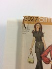 1970 Simplicity 9027  Vtg Sewing Pattern Womens Dress Tunic Pant Size 10