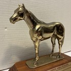 1986 Horse Trophy On Wood Base grand Champion Aqha Stallion quarter Horse  1 