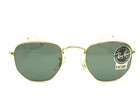 Vintage B l Ray-ban W0980 Vvaw Gold Metal Sunglasses Usa G-15 Green Lens Nos