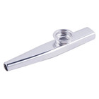 Kazoo Silver Aluminum Alloy With Membrane Flute Diaphragm Mouth Kazoos Musical I