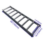 Portable 16 1  Length 9 Rolls Conveyor Roller Table Stainless Steel 440lbs Load