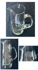 Vintage Cut Etched Martini Cocktail Carafe Pitcher 64 Oz  Clear Floral Ec