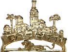 Vg Jewish Jerusalem Hanukkah Menorah Lions O Judah Judaica Israel Judaism Hebrew